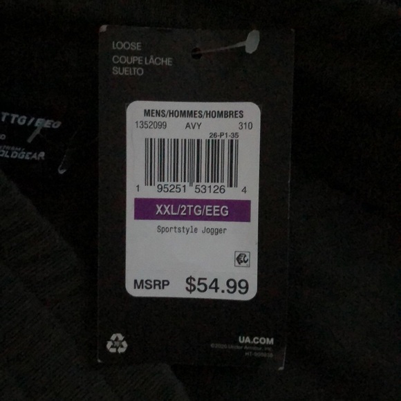 Under Armour sweatpants NWT - Picture 4 of 4